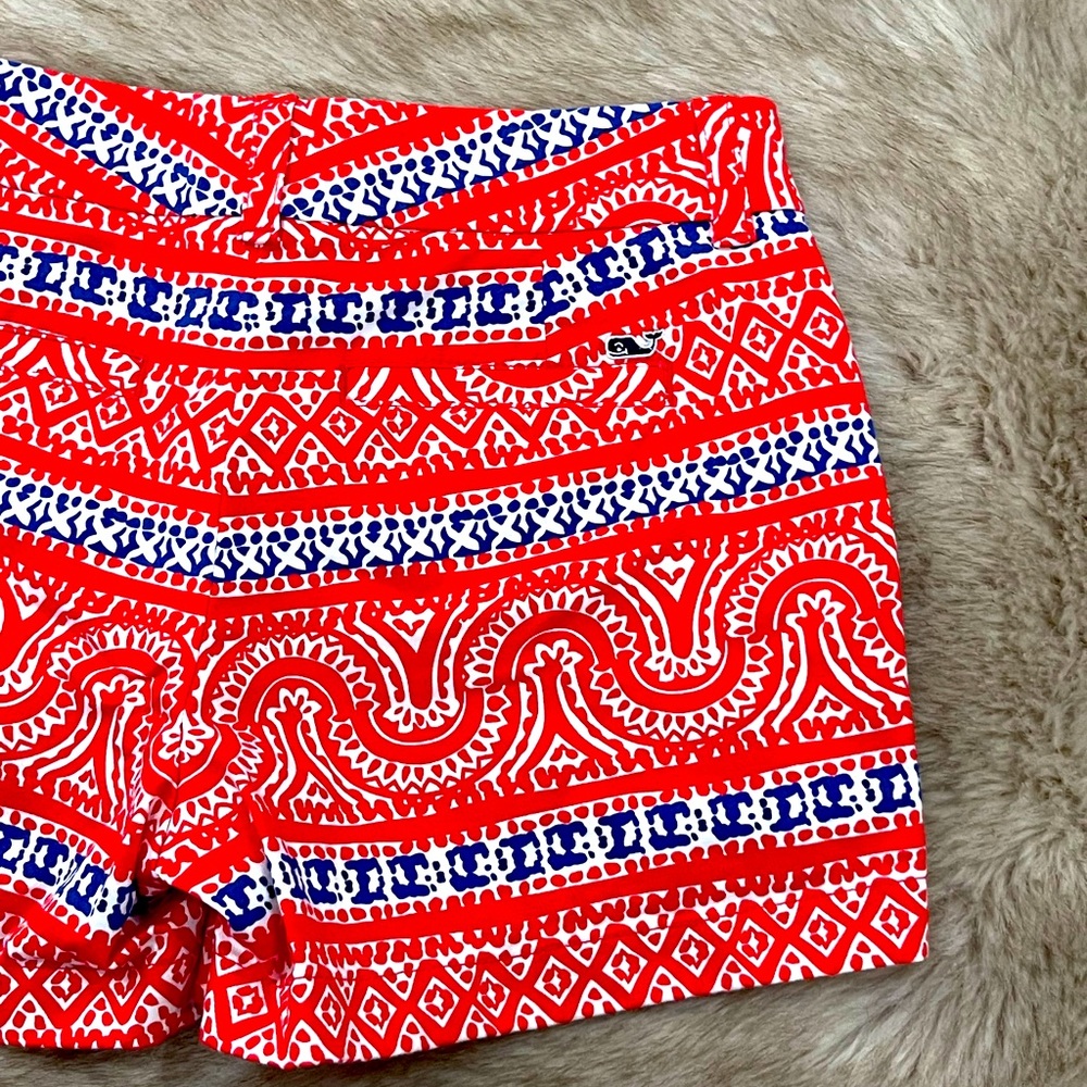 Vineyard Vines Printed Shorts Size 0 Red in Color New without Tags 🏷 - Picture 7 of 7